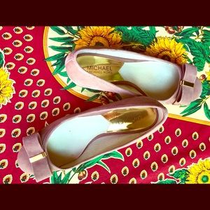Michael Kors suede Rose shoes